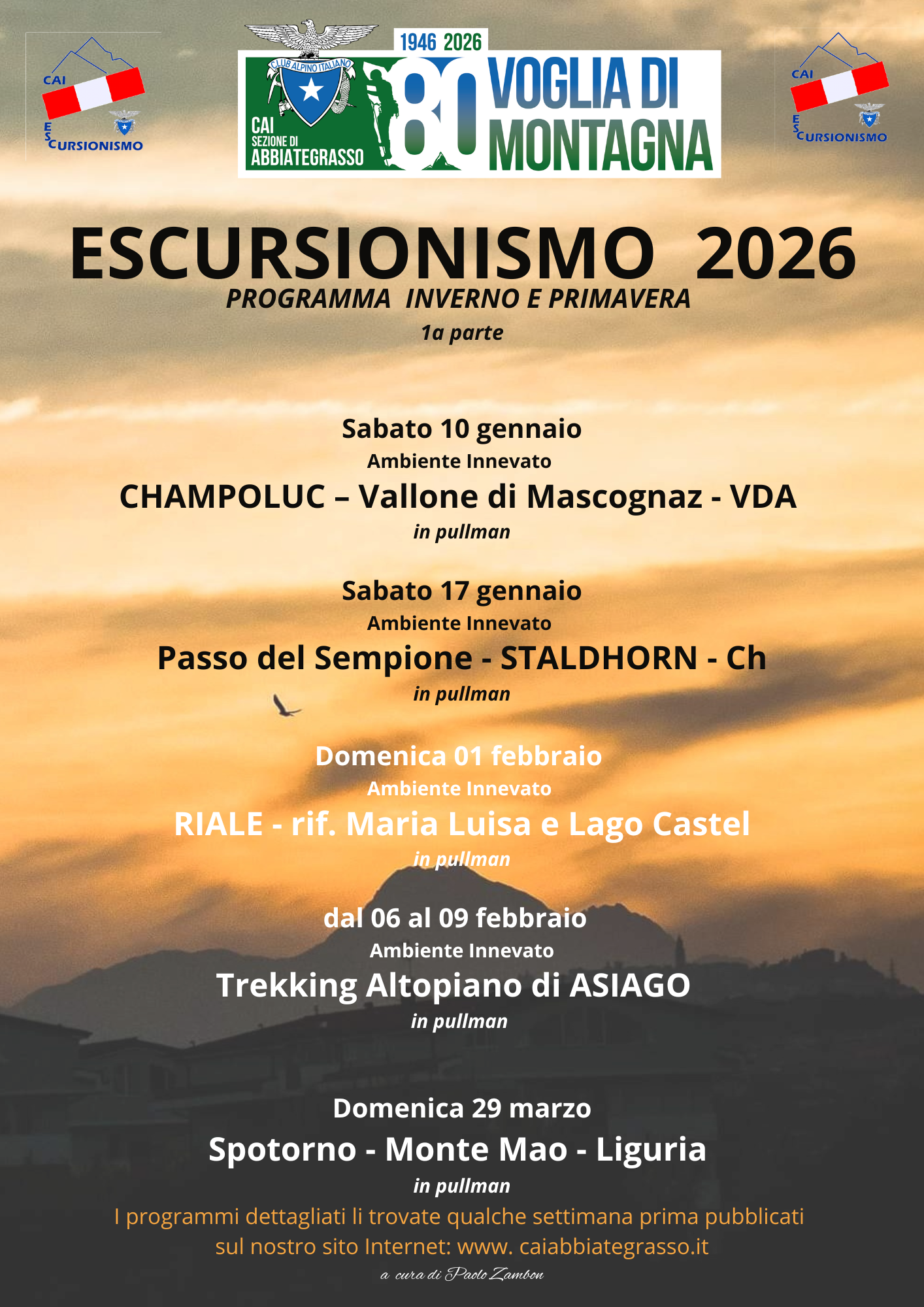 Programma alpinismo giovanile